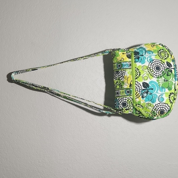 Vera Bradley Womens Crossbody Purse Saddle Up bag Lime's Up retired print - Picture 5 of 16